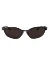 Balenciaga Grey Cat Eye Ladies Sunglasses Bb0335s 001 65 In Grey-grey-grey