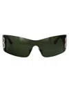 Balenciaga Mask Sunglasses Bb0359 S 006 In Green