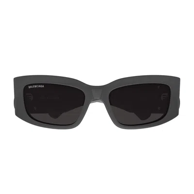 Balenciaga Bb0360s Linea Everyday 003 Grey Sunglasses