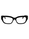 Balenciaga Bb0363o Glasses In Black-black-transparent