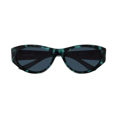BALENCIAGA BB0367S-003HAVANA-HAVANA-BLUE