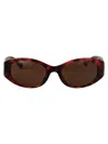 Balenciaga Bb0369sk Sunglasses In Havana-havana-brown