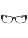 Balenciaga Grey-grey-transparent Acetate Glasses In Gray