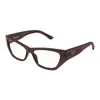 Balenciaga Bb0372o-004 Violet-violet-transparent In Violet-violet-transparent