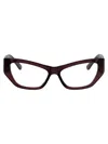 Balenciaga Bb0363o Glasses In Violet-violet-transparent