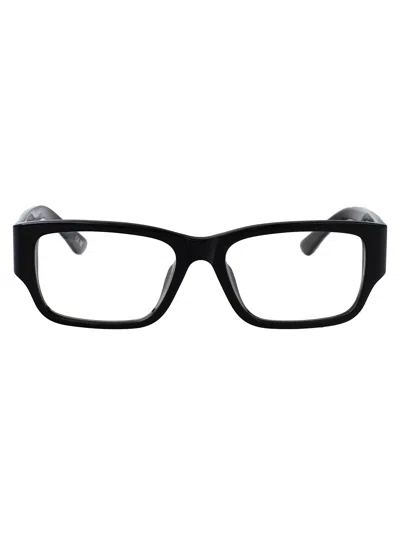 Balenciaga Bb0373ok Glasses In Black-black-transparent