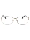 Balenciaga Silver-silver-transparent Metal Glasses In Gold