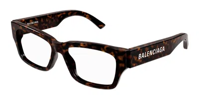Balenciaga Bb0376o Men's Glasses, Tortoiseshell, Size 54 In Brown