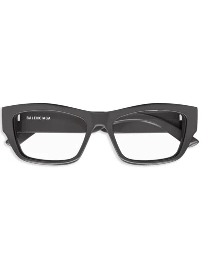 Balenciaga Bb0377o-004 Grey-grey-transparent In Gray