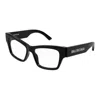 Balenciaga Bb0378o001-black-black-transparent In Black