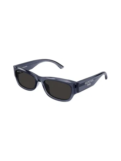 Balenciaga Bb0390 - Crystal Grey Sunglasses In Neutral