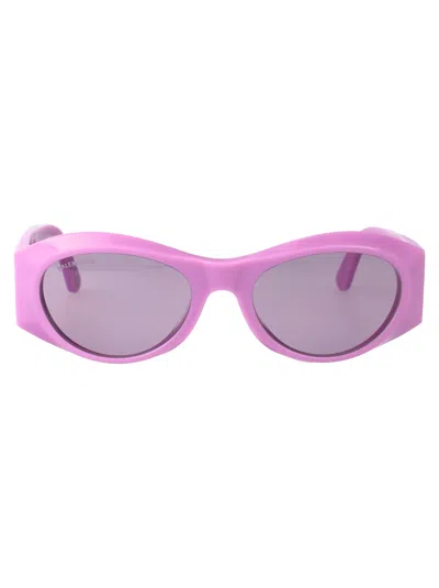 Balenciaga Bb0396sk Sunglasses In Violet-violet-violet