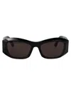 Balenciaga Bb0397sa Sunglasses In Black-black-grey