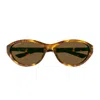 Balenciaga Bb0404sk Neo Linea Everyday 002 Havana Brown Sunglasses In Brown