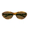 Balenciaga Bb0404sk Neo Linea Everyday 002 Havana Brown Sunglasses In Brown