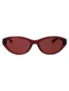 Balenciaga Bb0404sk Sunglasses In Burgundy-burgundy-red