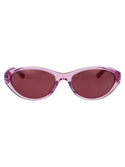 Balenciaga Bb0404sk Sunglasses In Violet-violet-violet