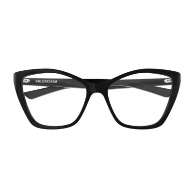 Balenciaga Bb0405o Linea Everyday Eyeglasses In Black