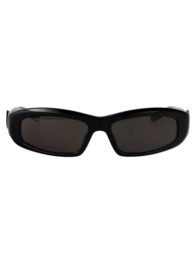 Balenciaga Bb0408s Sunglasses In Black-black-grey
