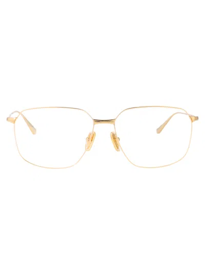 Balenciaga Bb0414o Glasses In Gold-gold-transparent