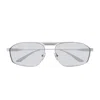Balenciaga Bb0416s Tag 3.0 Linea Everyday 004 Silver Grey Glasses In Gray