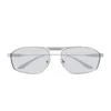 Balenciaga Bb0416s Tag 3.0 Linea Everyday 004 Silver Grey Glasses In Gray