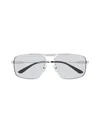 Balenciaga Bb0418s - Silver Sunglasses In Gray