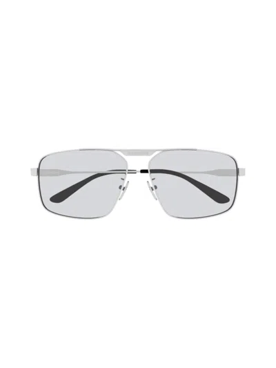 Balenciaga Bb0418s - Silver Sunglasses In Gray
