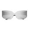 Balenciaga Bb0421s Linea Extreme 005 Silver Sunglasses In Gray