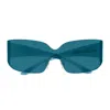 Balenciaga Bb0421s Linea Extreme Sunglasses In Blue