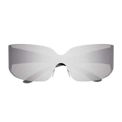 Balenciaga Bb0421s Linea Extreme Sunglasses In Gray