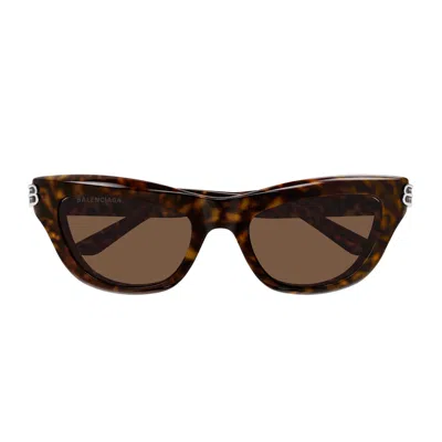BALENCIAGA BALENCIAGA BB0430S LINEA EVERYDAY 002 HAVANA BROWN SUNGLASSES