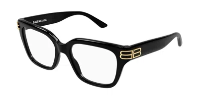 Balenciaga Bb0437o 006 Women's Glasses Black Size 54 - Free Lenses - Blue Light Block Available