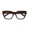 Balenciaga Bb0437o Linea Everyday 007 Havana Glasses In Brown