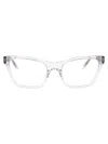 Balenciaga Crystal-crystal-transparent Recycled Acetate Glasses In Transparent