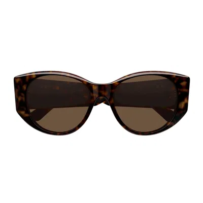 BALENCIAGA BALENCIAGA BB0455S LINEA EXTREME 002 HAVANA BROWN SUNGLASSES