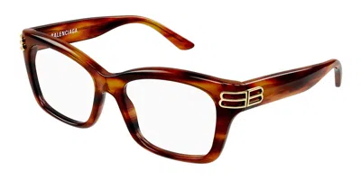 Balenciaga Bb0472o Women's Glasses, Brown, Size 54 In Multi