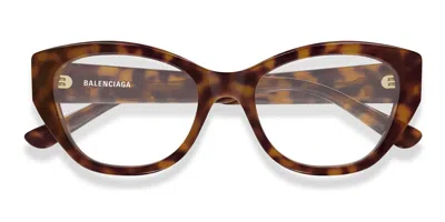 Balenciaga Bb0481o Tortoise In Brown