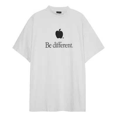 Balenciaga Be Different T-shirt 'white Black'