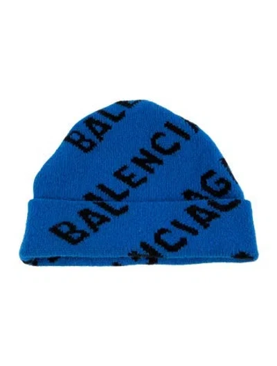Pre-owned Balenciaga Beanie Hat In Multi