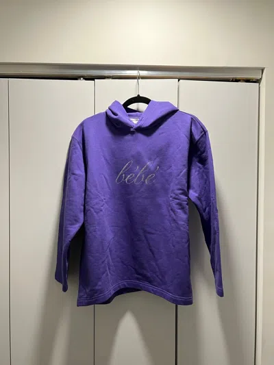 Pre-owned Balenciaga Bebe Hoodie In Purple