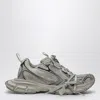 Balenciaga 3xl Destroyed Canvas Sneakers In Grey