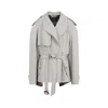 Balenciaga Cropped Trench Coat