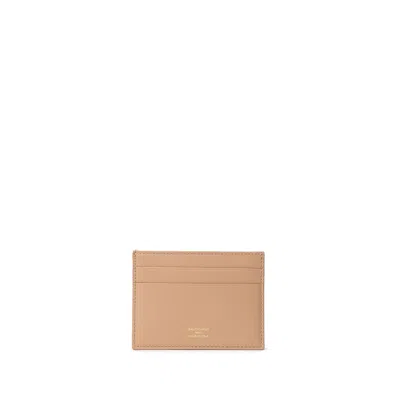 Balenciaga Beige Leather Skirt In Pink