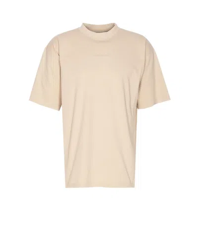 Balenciaga Beige New  Back Medium Fit T-shirt