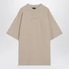 Balenciaga New  Back Medium Fit T-shirt In Neutral