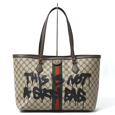 Pre-owned Balenciaga Beige Pvc Tote Bag () In Sand