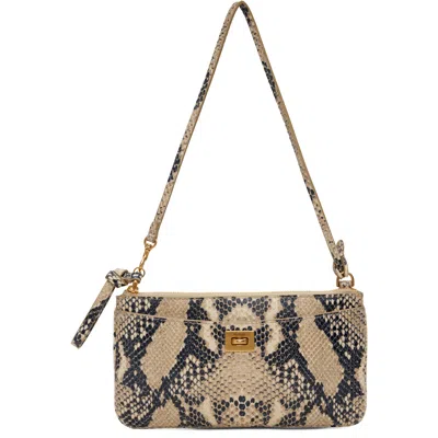 Balenciaga Beige Rodeo Phone Pouch Bag In 2417 Natural