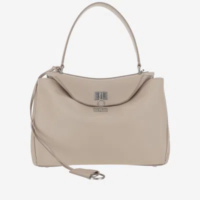 Balenciaga Beige Rodeo Small Handbag In Sand