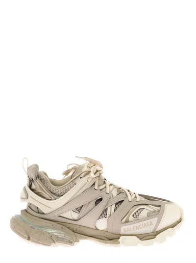 BALENCIAGA BEIGE TRACK FABRIC SNEAKERS